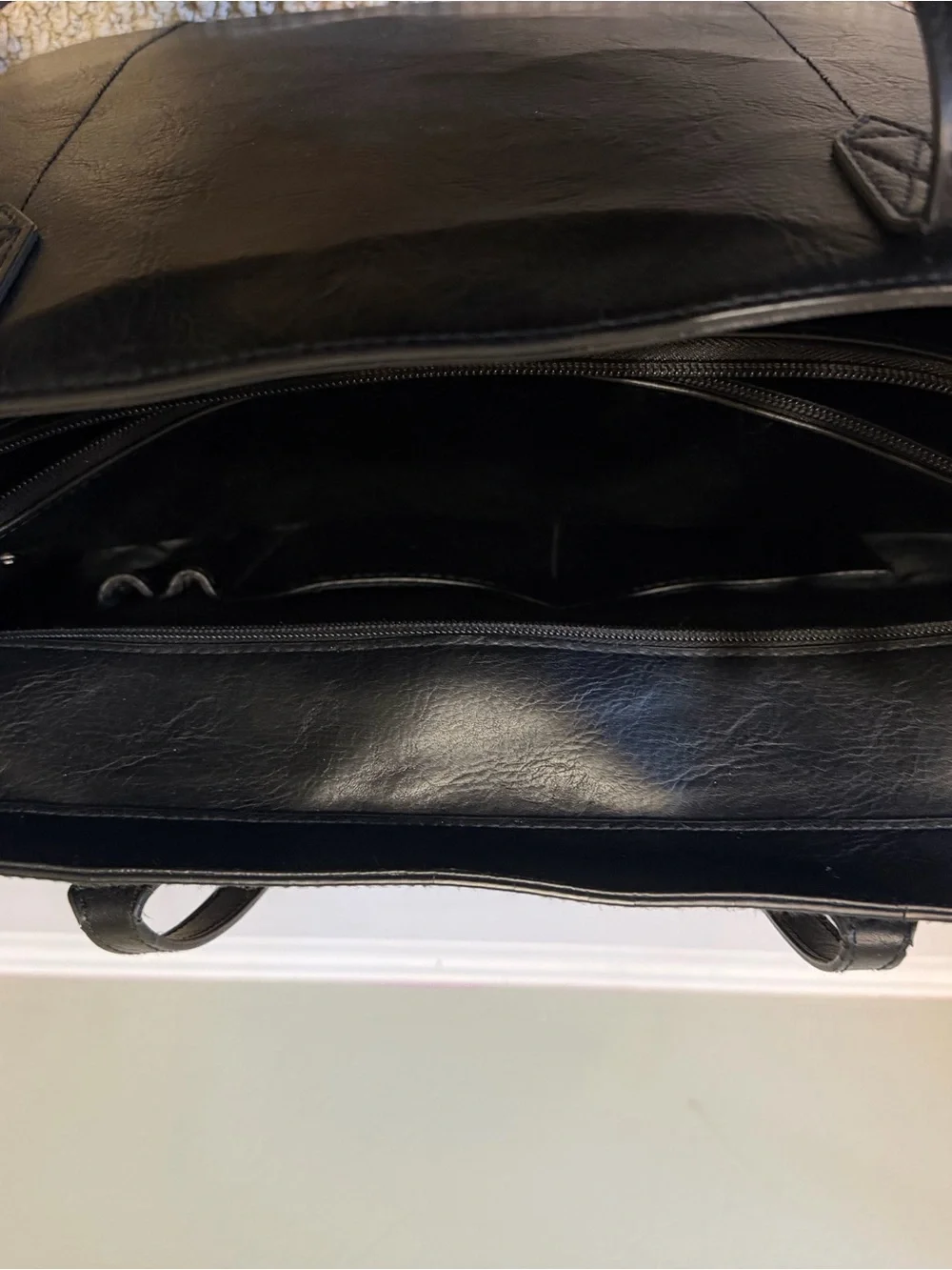 BEIS Black Work Tote Removable Shoulder Strap